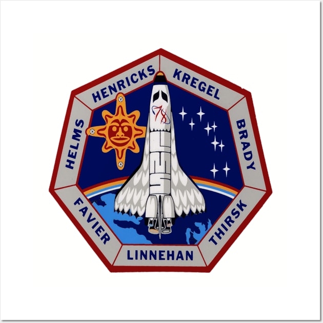 STS-78 Mission Patch Wall Art by Spacestuffplus